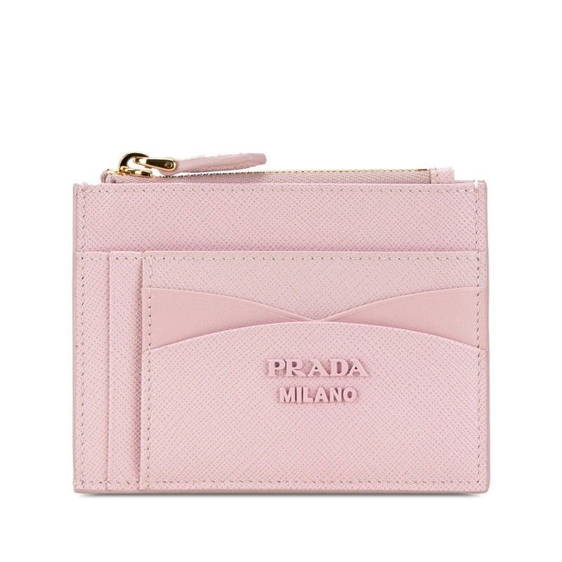 Prada Saffiano Leather Card Coin Case 1MC067