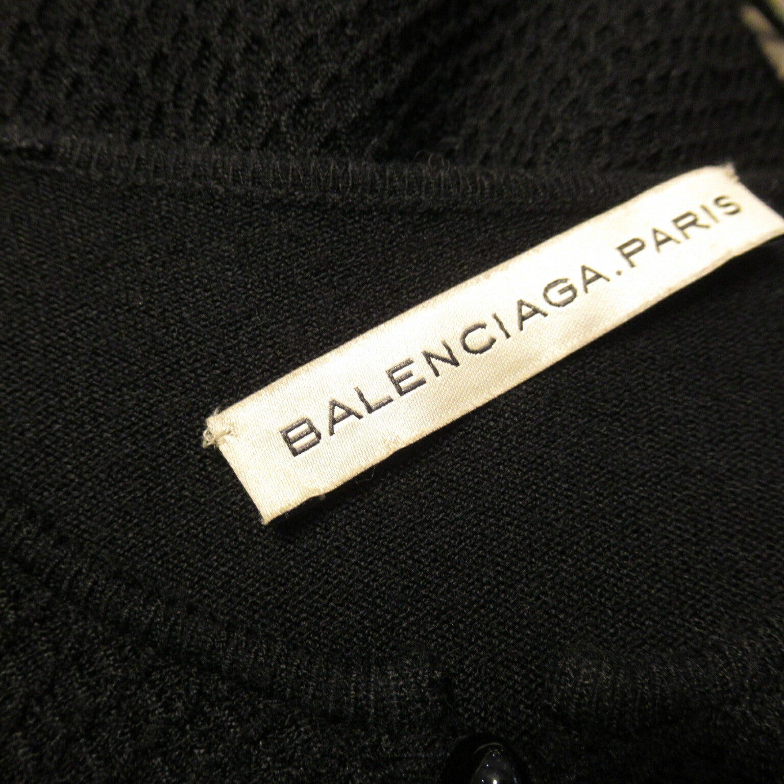 Balenciaga Polyester Dress Black 163546