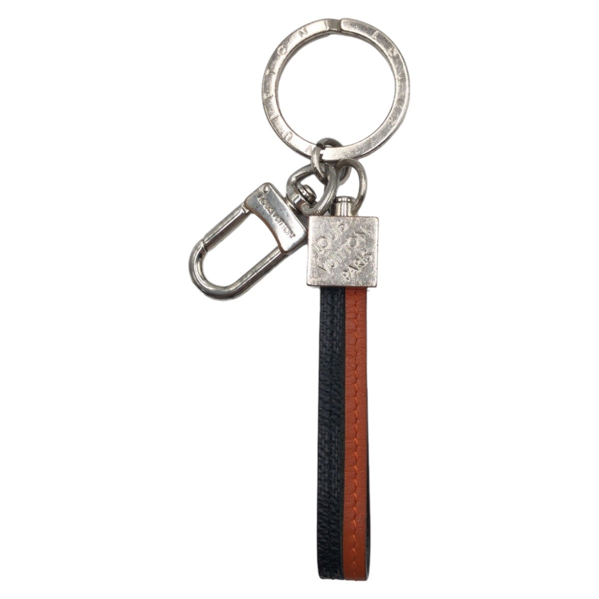 Louis Vuitton Leather Cube Dragonne Keychain M62708 in Very Good Condition