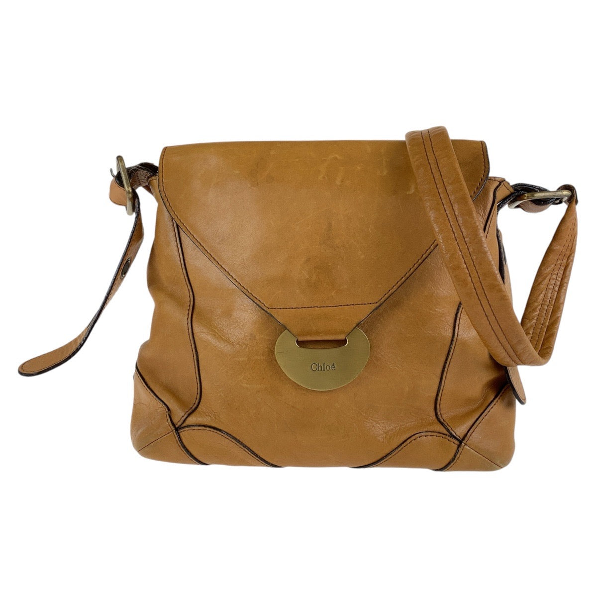 Chloe Leather Shoulder Messenger Bag