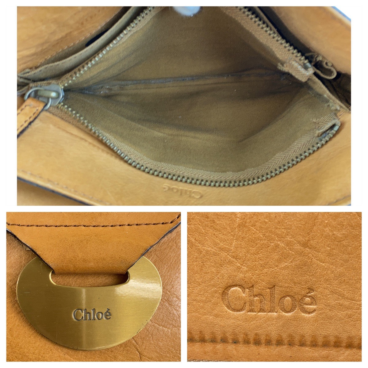 Chloe Leather Shoulder Messenger Bag