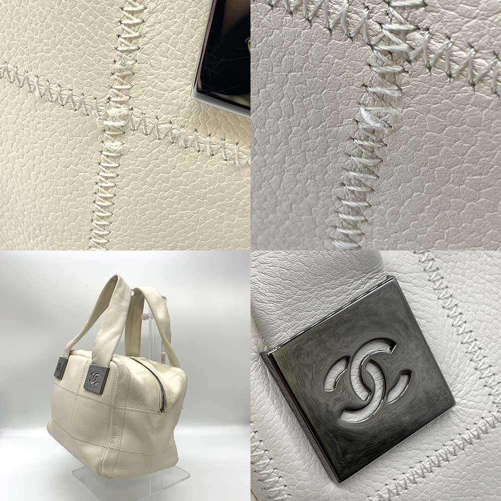 Chanel Chocolate Bar Handbag Soft Caviar Leather