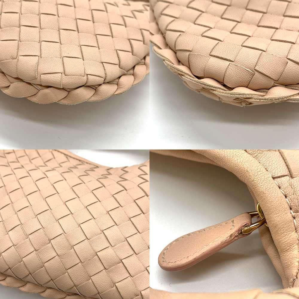 Bottega Veneta Intrecciato Mini Leather Handbag Pink