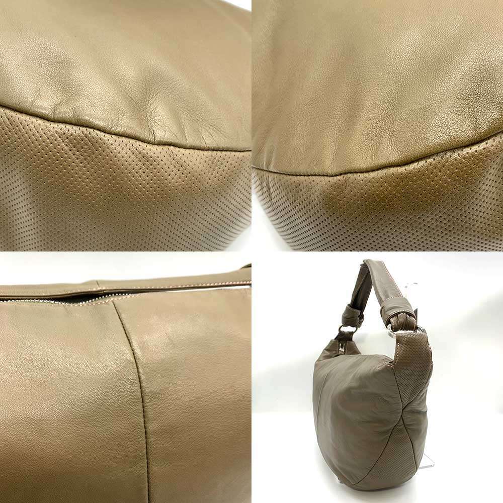 Loewe Nappa Leather Hobo Shoulder Bag Khaki