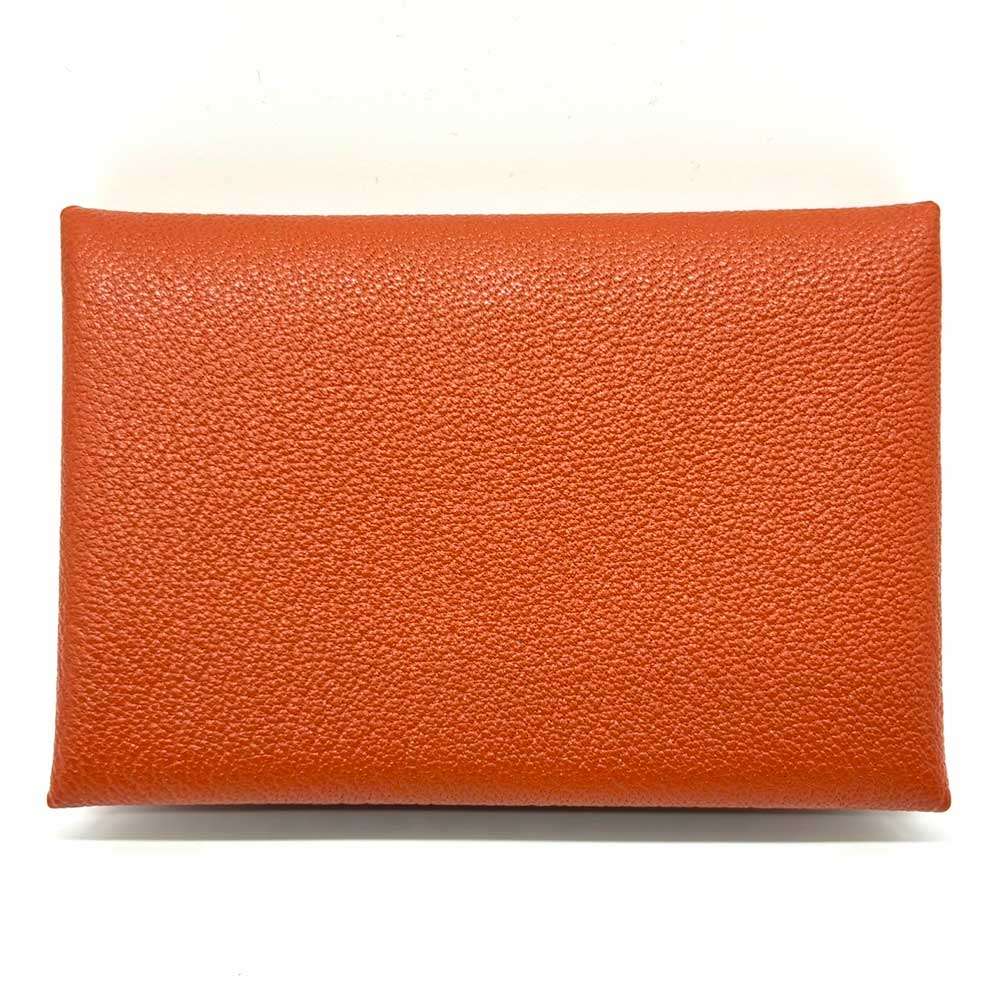 Hermes Calvi Duo Leather Coin Card Case