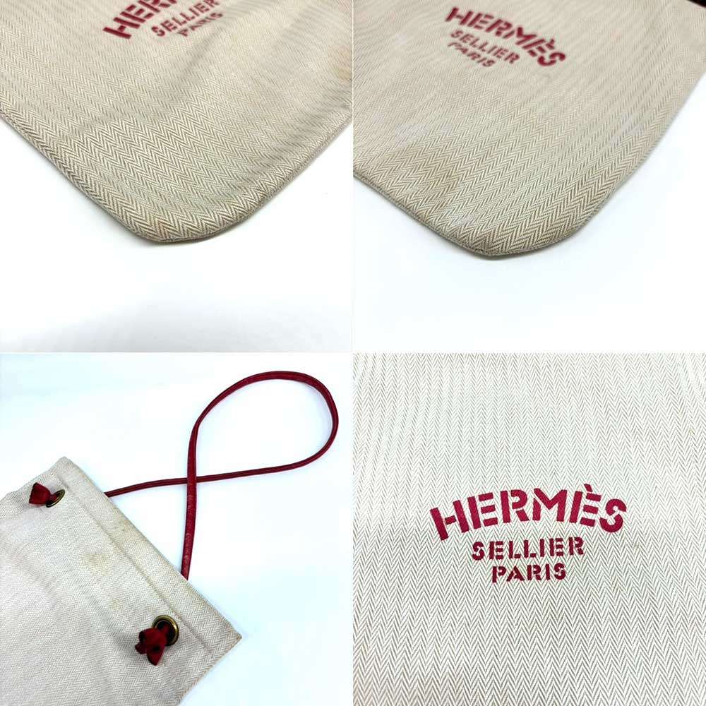 Hermes Aline PM Cotton Leather Shoulder Bag