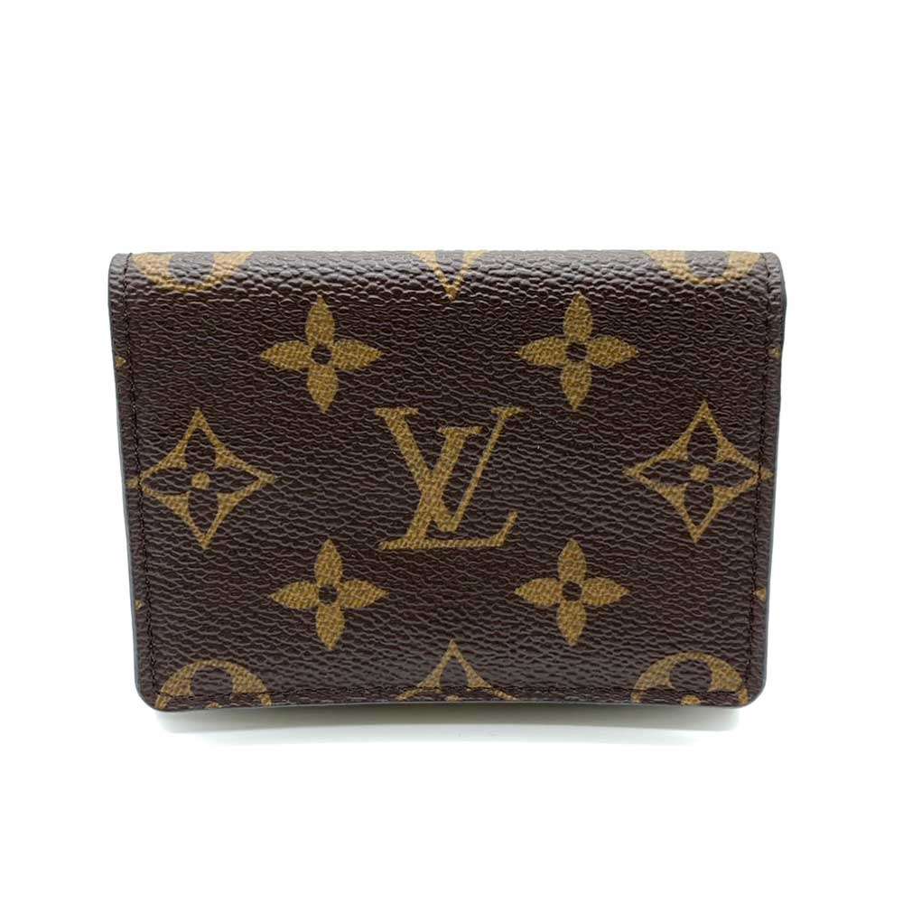 Louis Vuitton Monogram Canvas Card Case M63801 in Very Good Condition