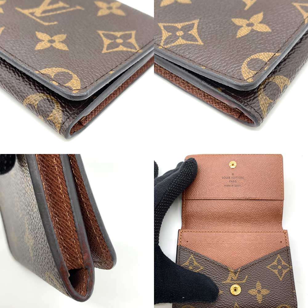 Louis Vuitton Monogram Canvas Card Case M63801 in Very Good Condition