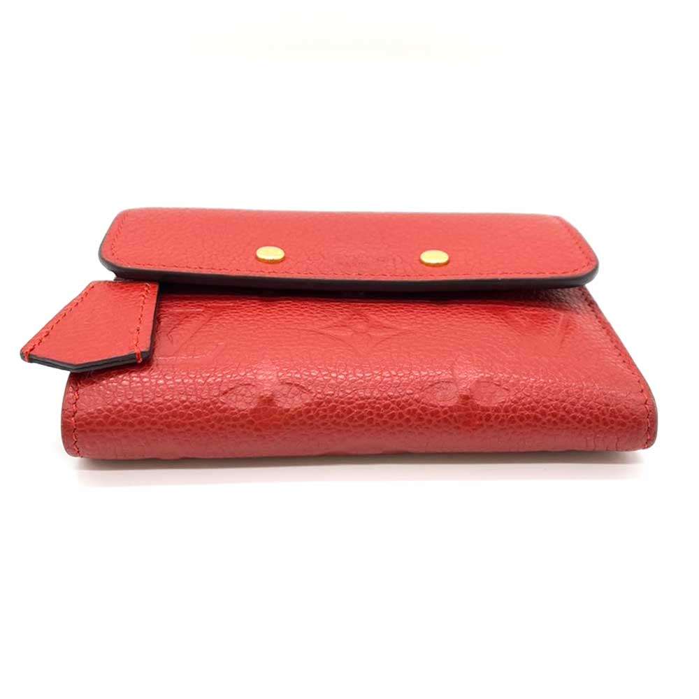 Louis Vuitton Monogram Empreinte Compact Wallet Red