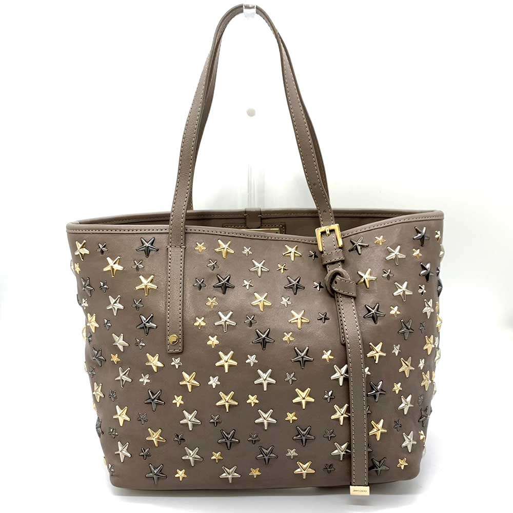 Jimmy Choo Leather and Studs Sasha S Tote Bag in Very Good Condition