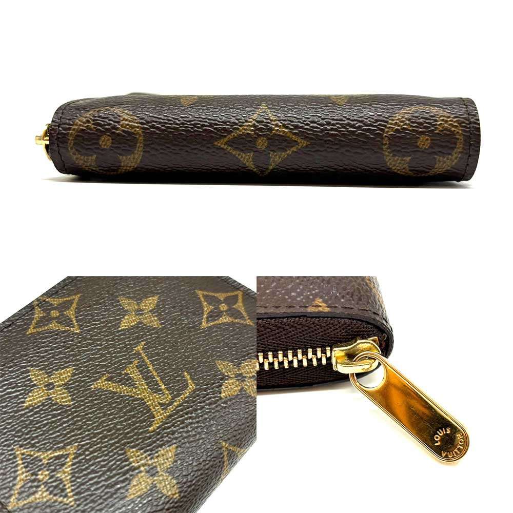 Louis Vuitton Monogram Coin Purse Brown Gold