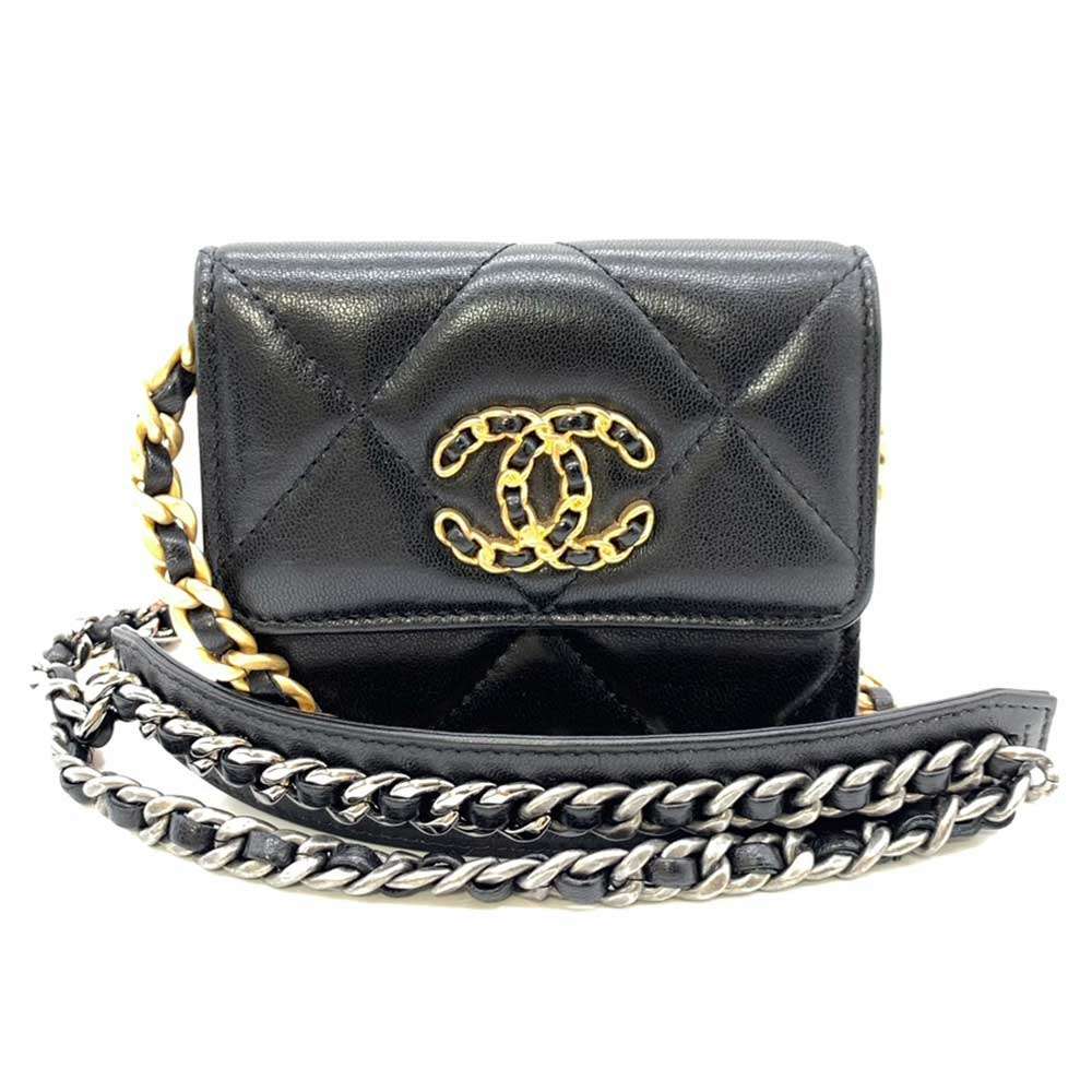 Chanel Lambskin Flap Coin Purse Crossbody AP1787