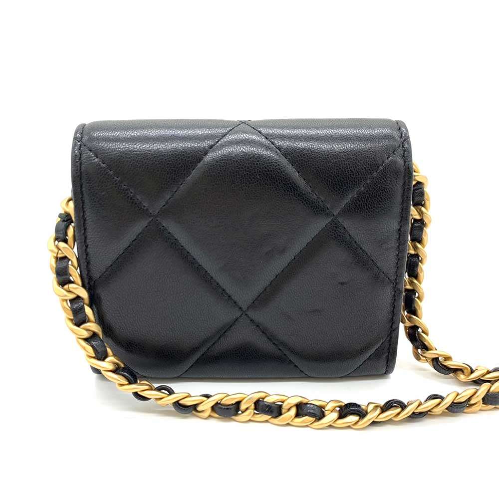 Chanel Lambskin Flap Coin Purse Crossbody AP1787