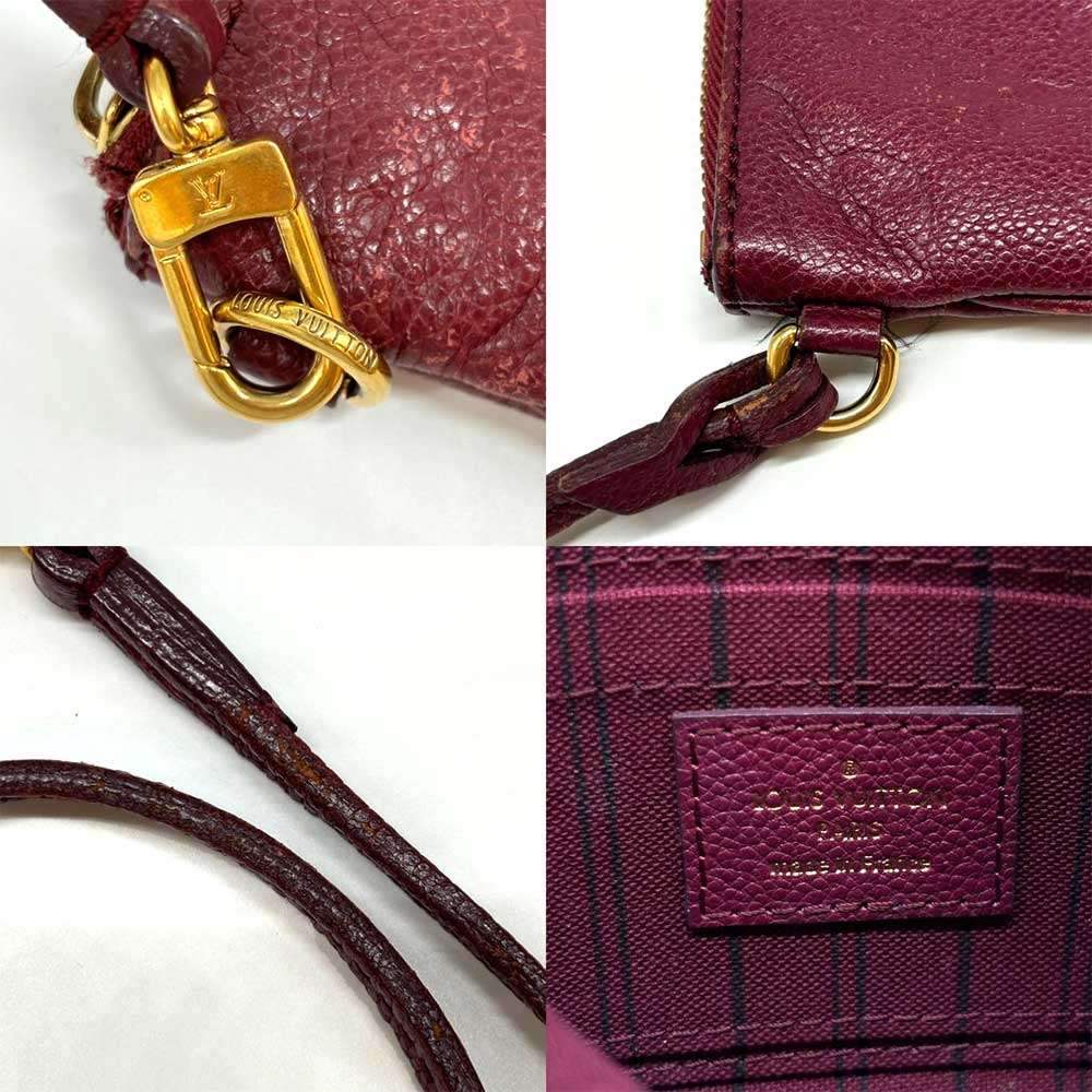 Louis Vuitton Monogram Empreinte Citadin Handbag with Pouch in Very Good Condition