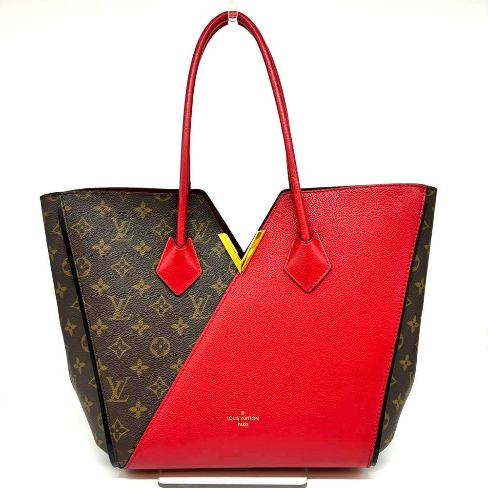 Louis Vuitton Monogram Canvas Leather Kimono MM Tote Bag M40459 in Very Good Condition