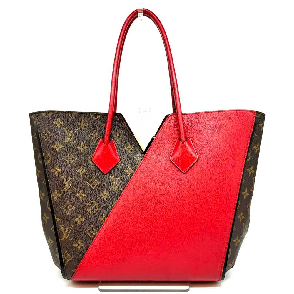 Louis Vuitton Monogram Canvas Leather Kimono MM Tote Bag M40459 in Very Good Condition