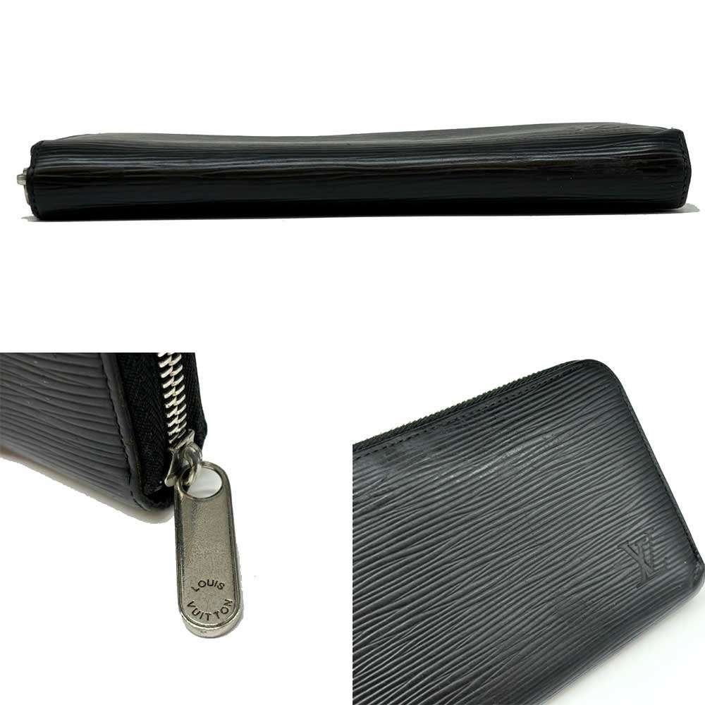 Louis Vuitton Epi Zippy Wallet Black