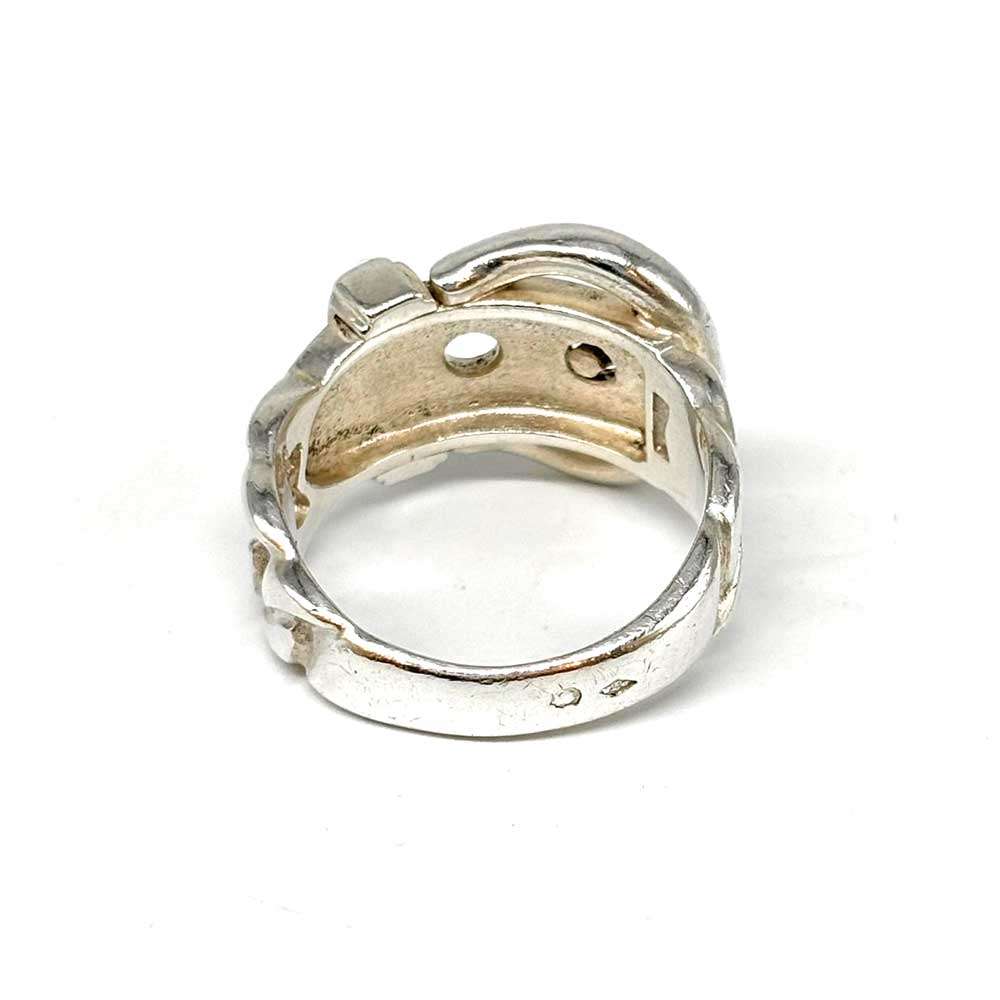 Hermes Diane Ring Silver 925 Size 13 in Great Condition