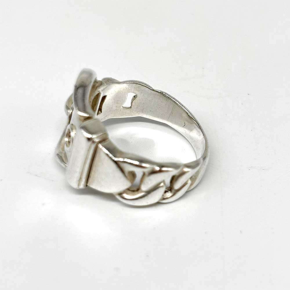 Hermes Diane Ring Silver 925 Size 13 in Great Condition