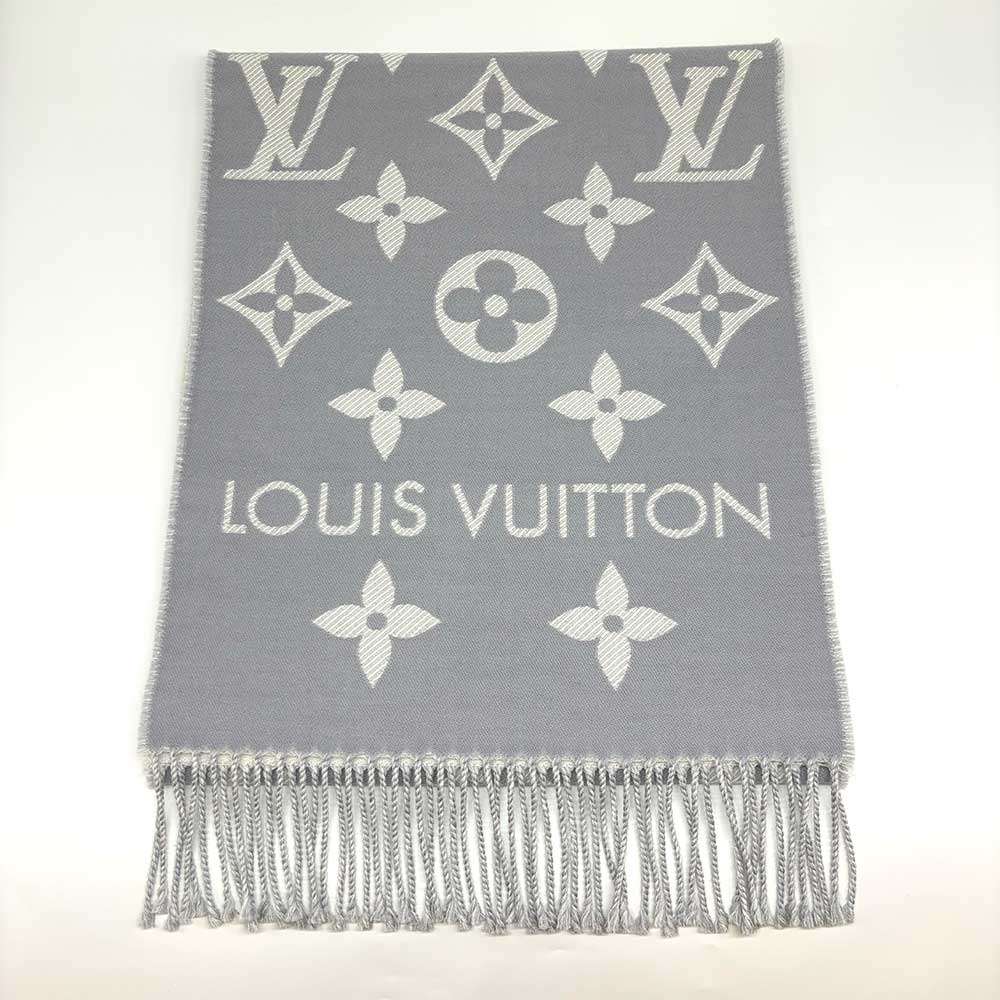 Louis Vuitton Wool Scarf LV Essential M77727 in Great Condition