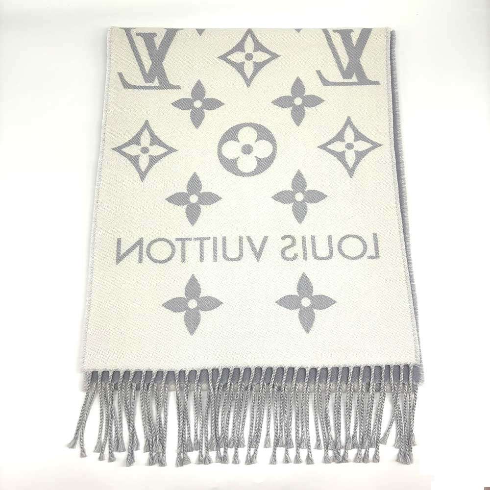 Louis Vuitton Wool Scarf LV Essential M77727 in Great Condition