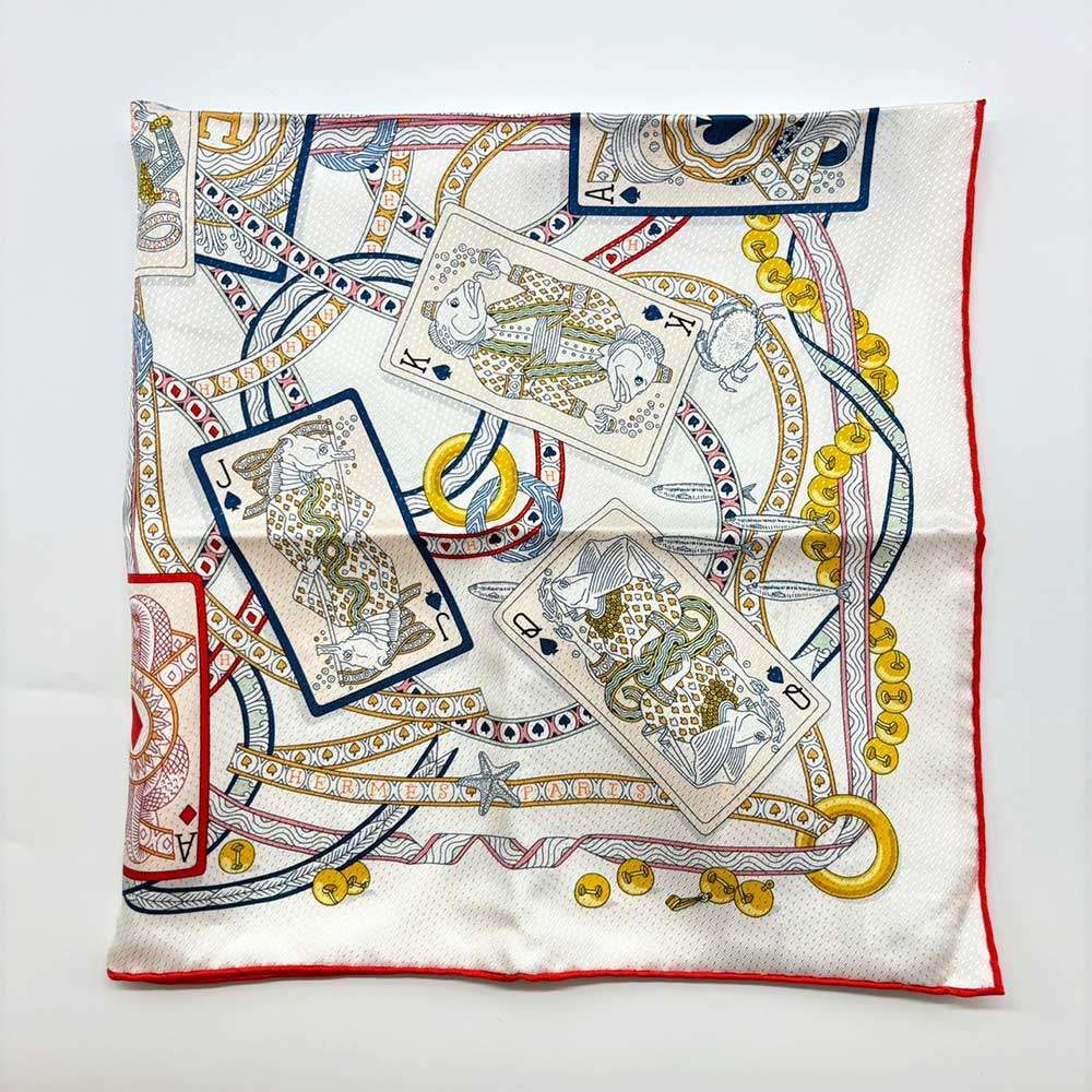 Hermes Silk Scarf 22AW Queen of Hearts