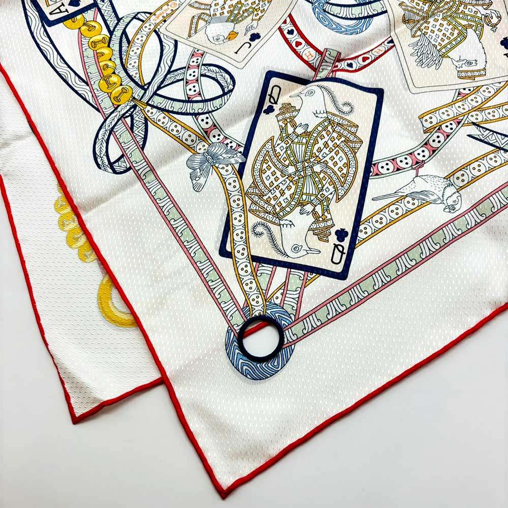 Hermes Silk Scarf 22AW Queen of Hearts