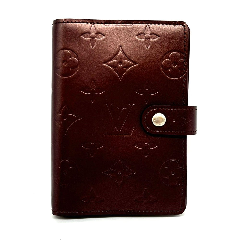 Louis Vuitton Monogram Mat Agenda Notebook Cover