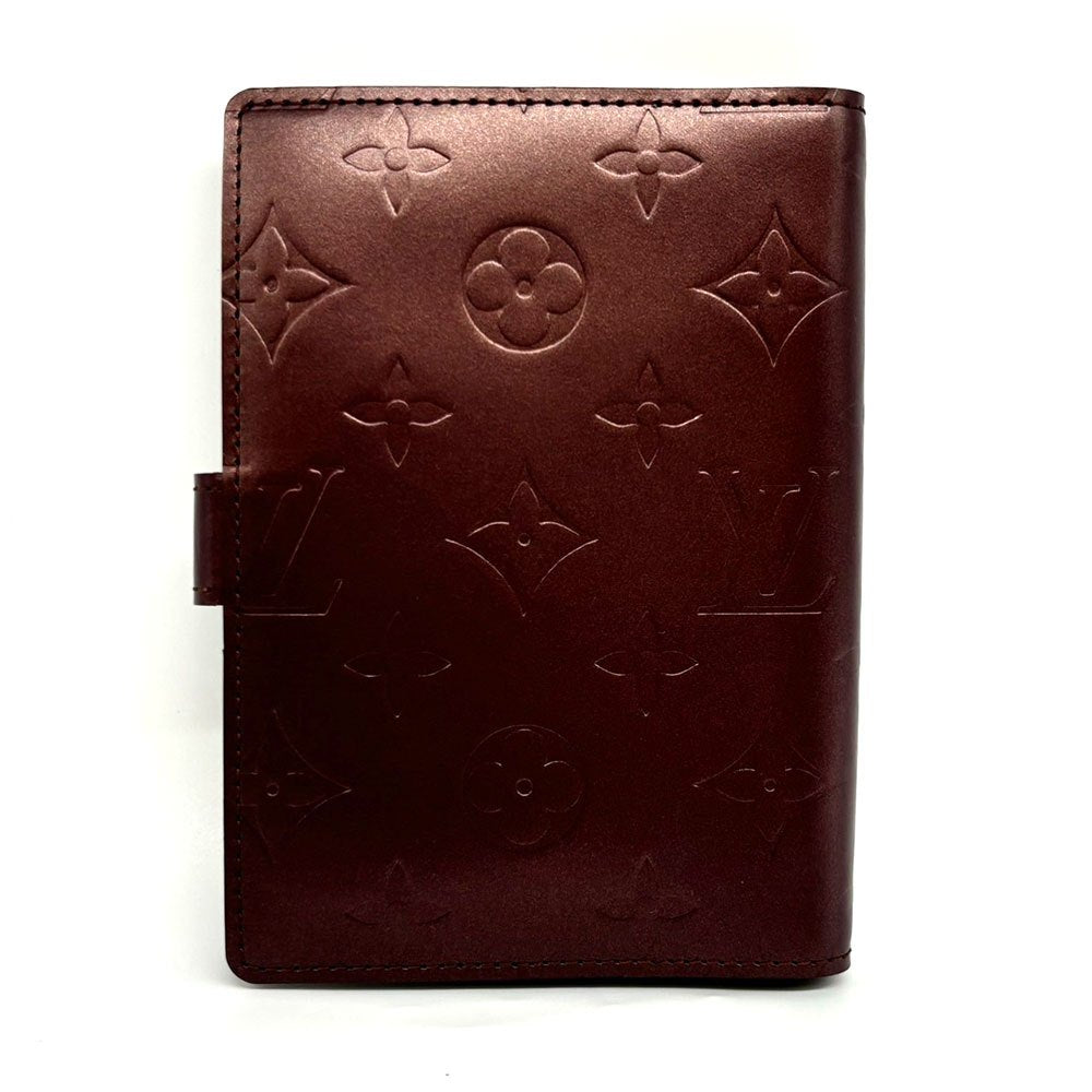 Louis Vuitton Monogram Mat Agenda Notebook Cover in Great Condition