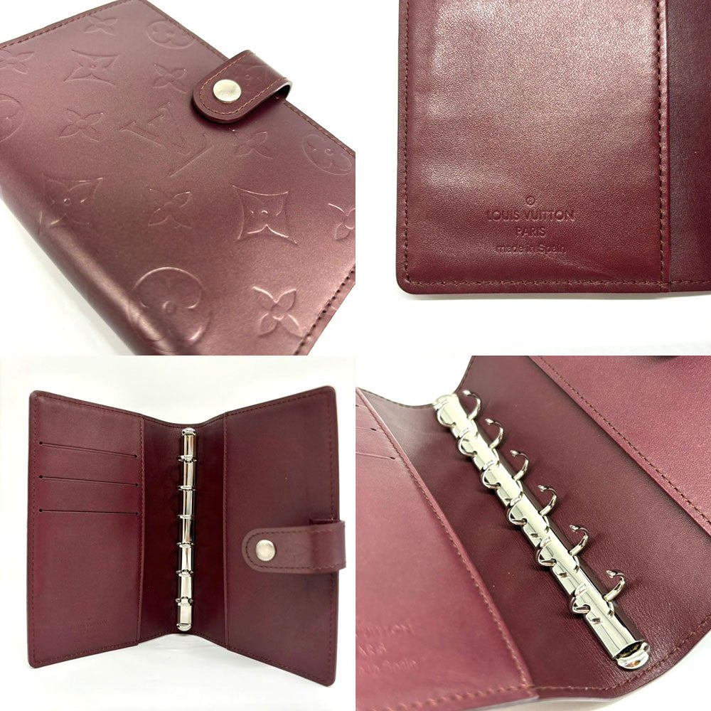 Louis Vuitton Monogram Mat Agenda Notebook Cover