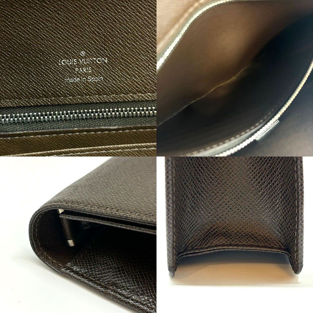 Louis Vuitton Taiga Selenga Clutch Bag M30788 in Great Condition