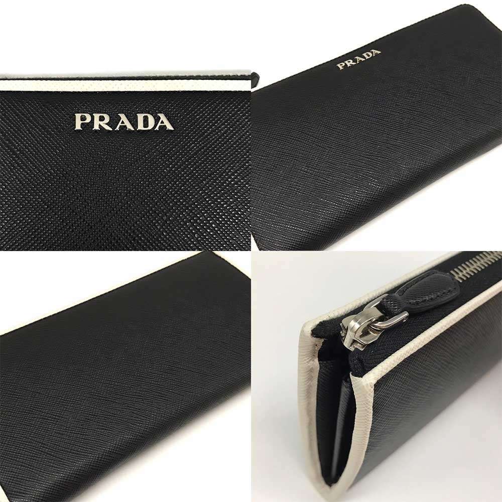 Prada Saffiano Leather Long Wallet 1ML183