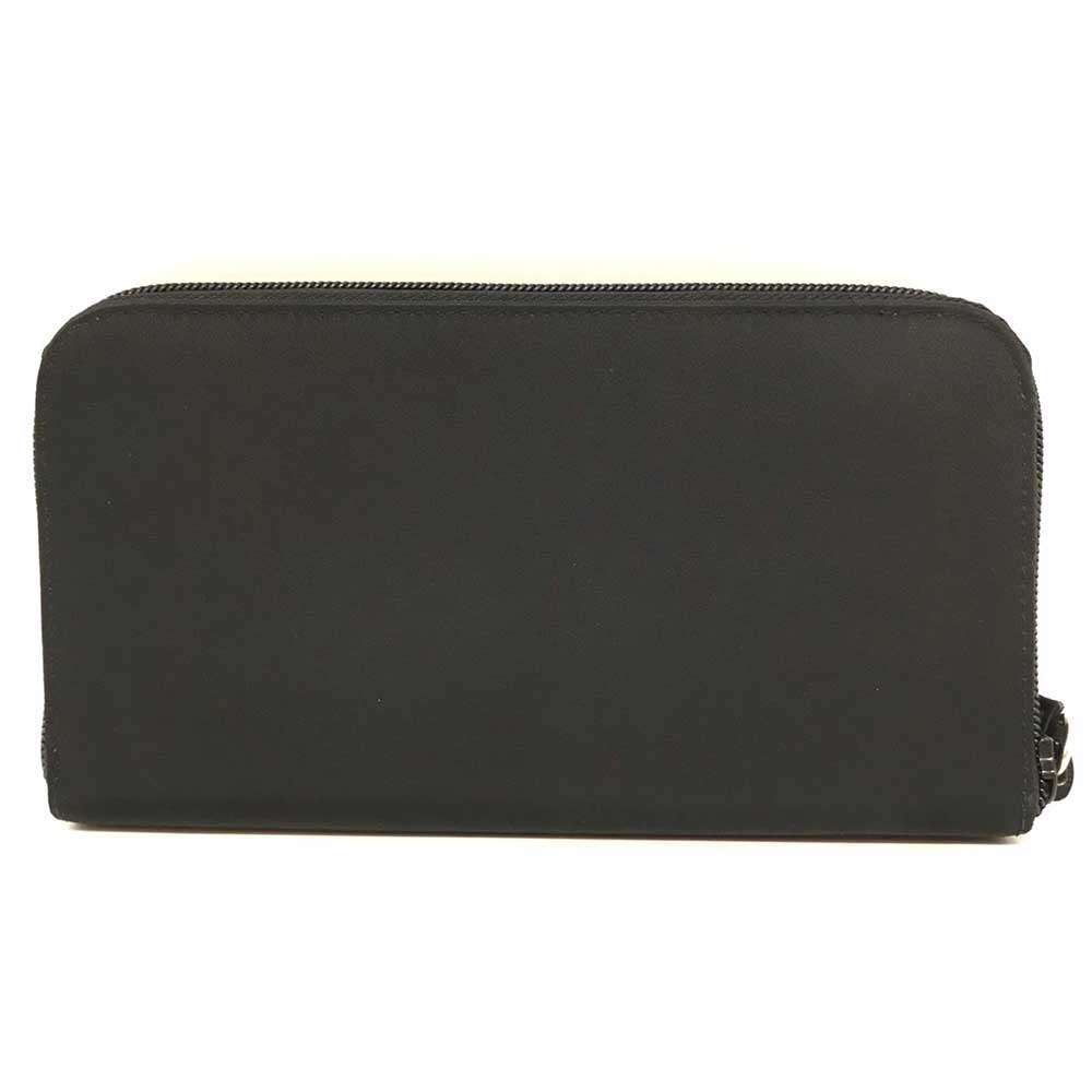 Prada Nylon Long Wallet Black