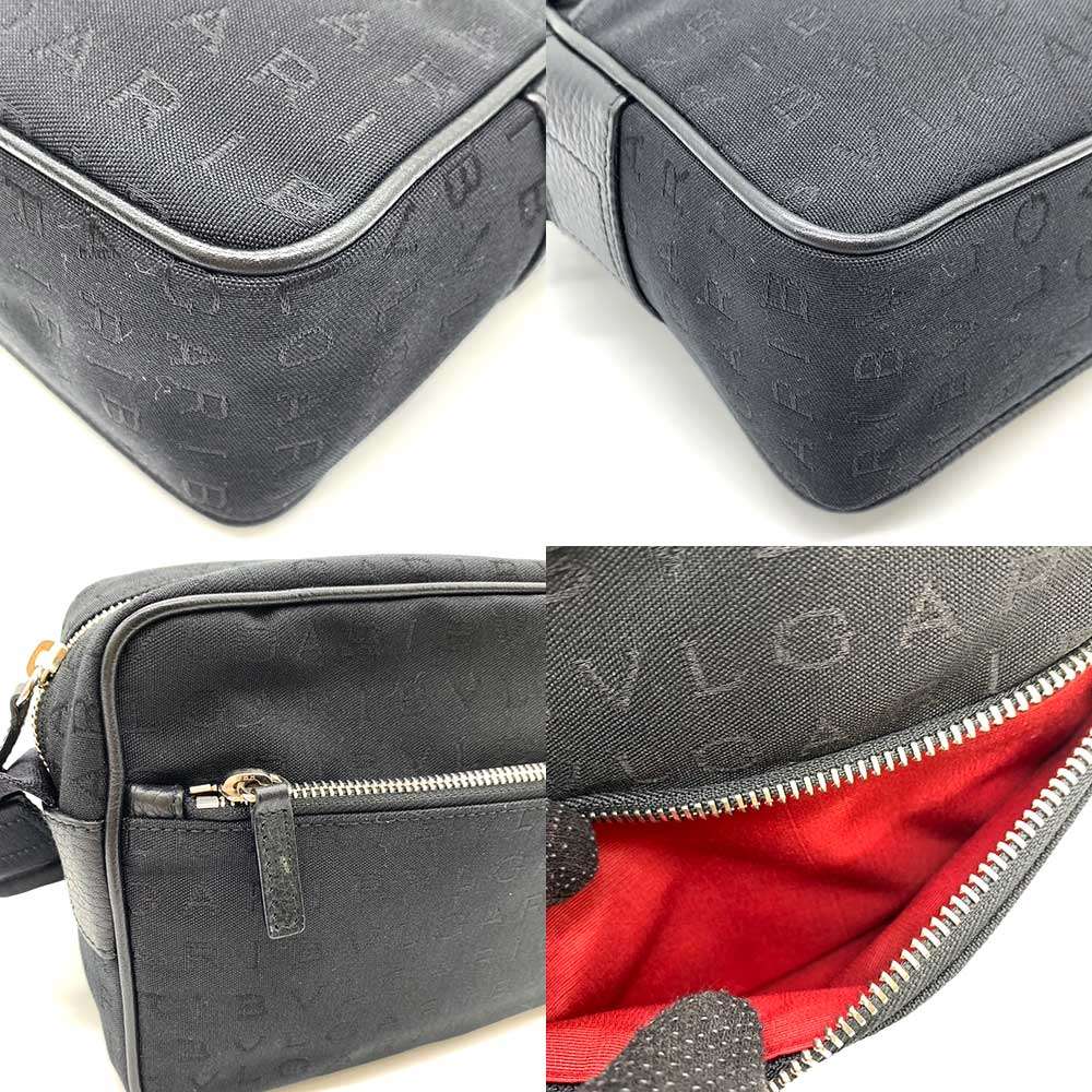 Bvlgari Canvas Logo Mania Crossbody Bag