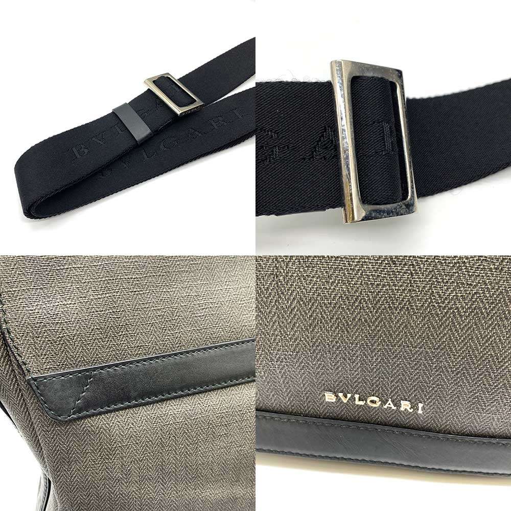 Bvlgari Weekend PVC Leather Shoulder Bag in Very Good Condition