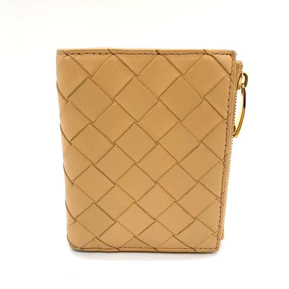 Bottega Veneta Intrecciato Leather Mini Wallet in Very Good Condition