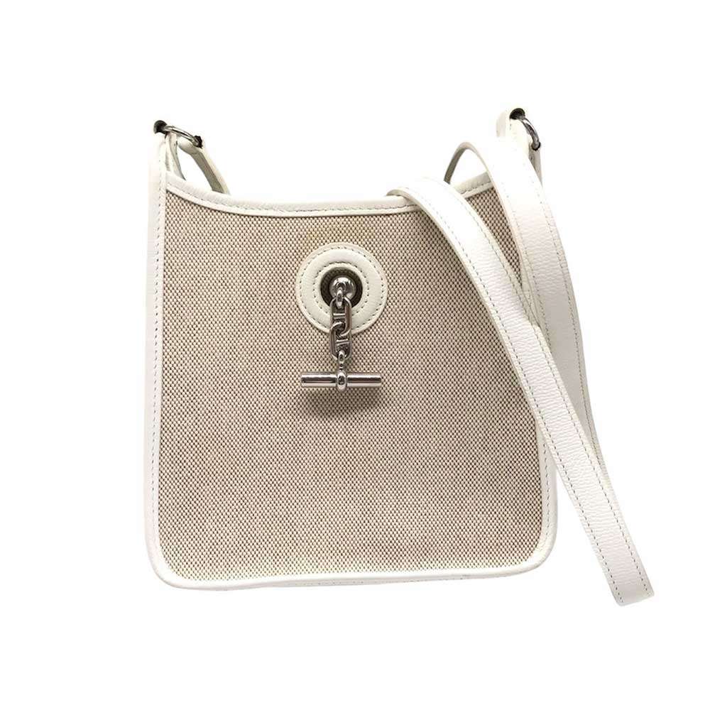 Hermes Vespa TPM Shoulder Bag Ivory