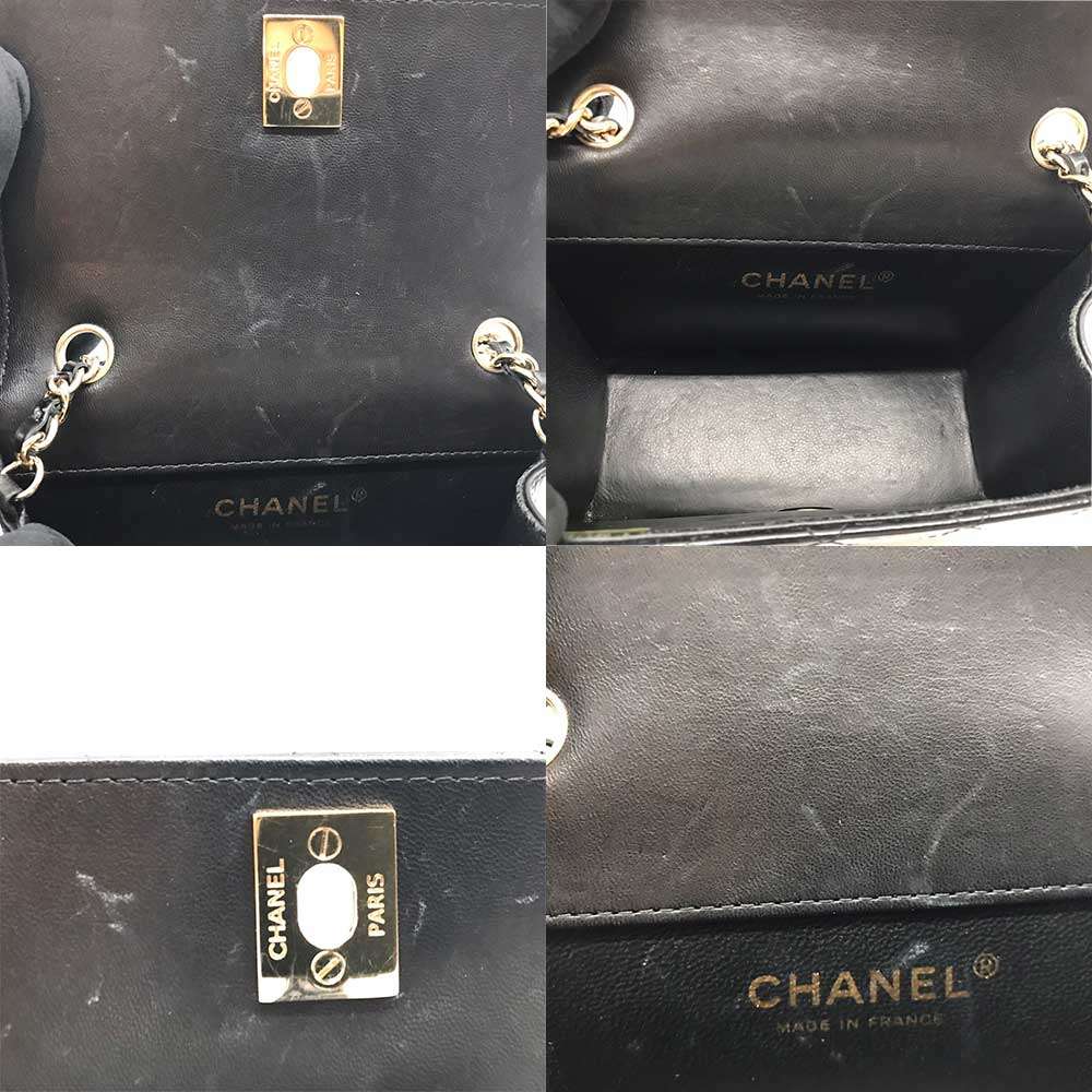 Chanel Patent Mini Shoulder Bag Pouch