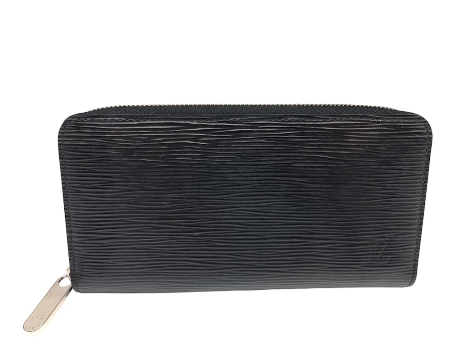 Louis Vuitton Epi Zippy Wallet Black Leather