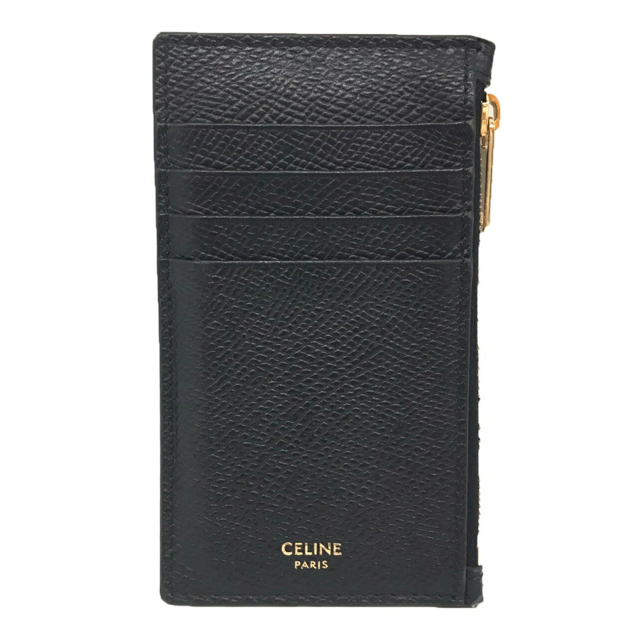 Celine Compact Card Holder Black