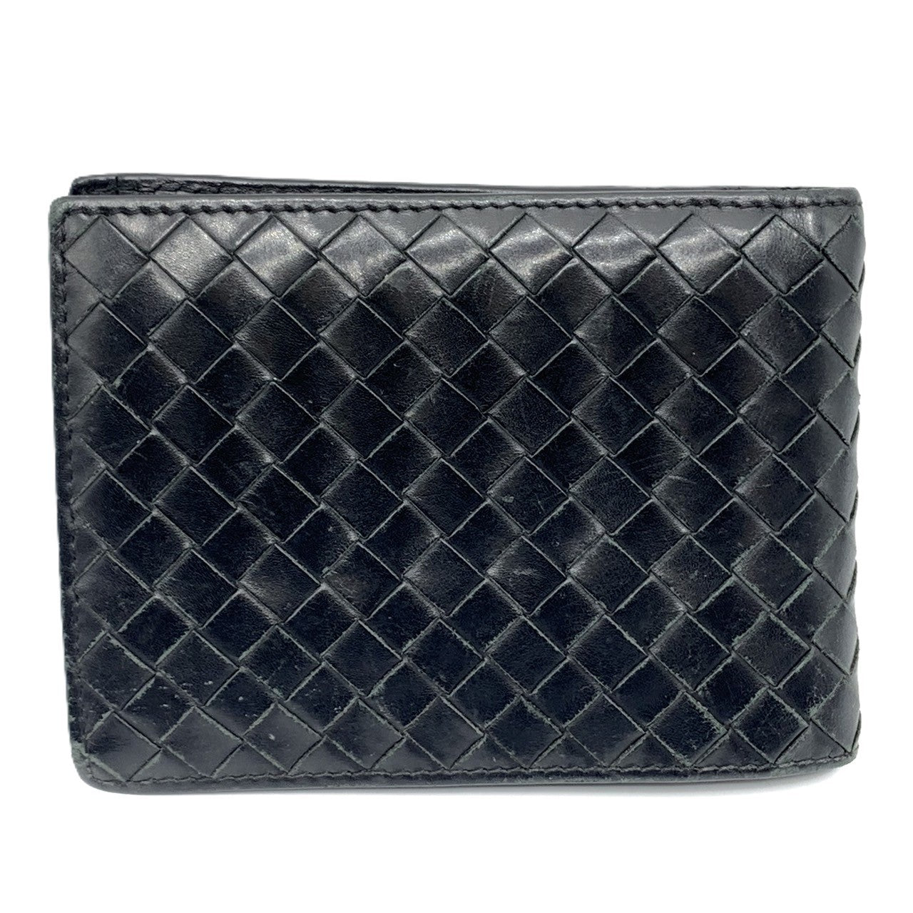 Bottega Veneta Leather Intrecciato Wallet