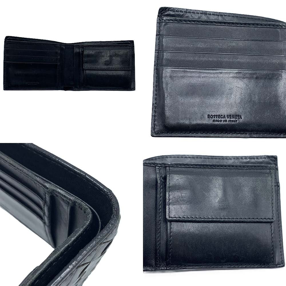 Bottega Veneta Leather Intrecciato Wallet