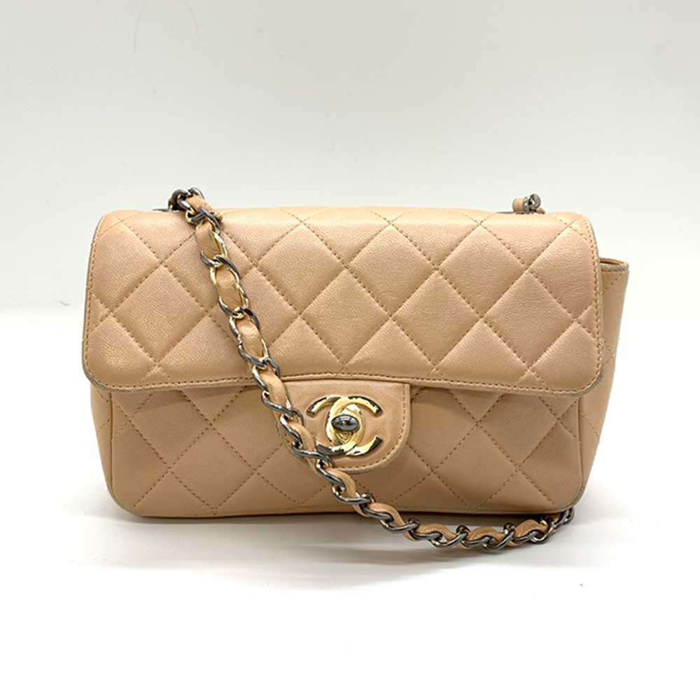 Chanel Mini Matelasse Lambskin Chain Shoulder Bag