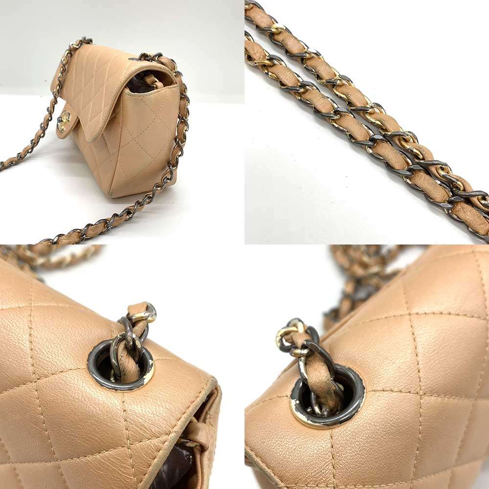 Chanel Mini Matelasse Lambskin Chain Shoulder Bag