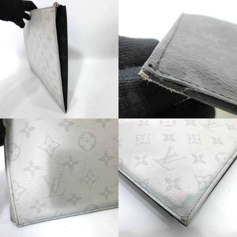 Louis Vuitton Monogram Eclipse Pochette Jour GM Clutch