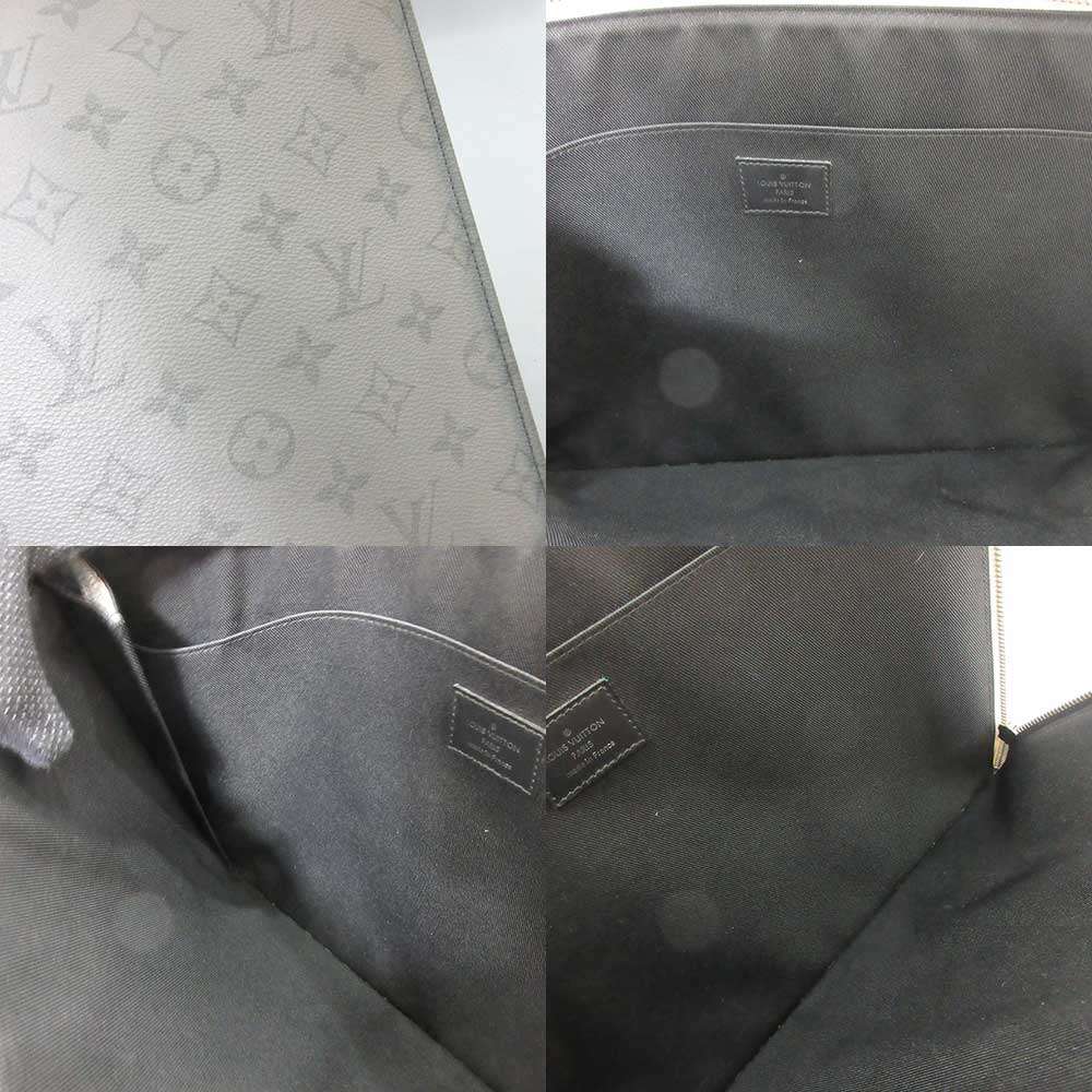 Louis Vuitton Monogram Eclipse Pochette Jour GM Clutch