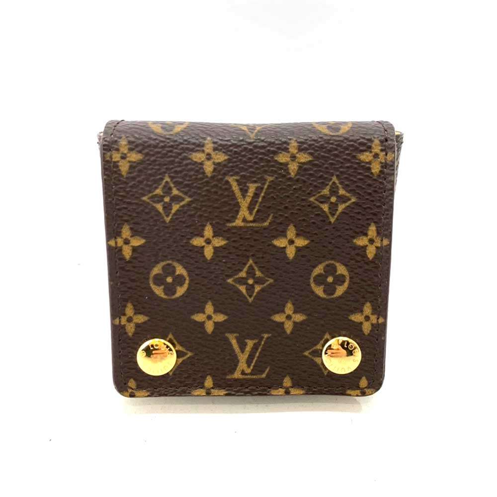 Louis Vuitton Louis Vuitton Monogram Jewelry Case Canvas Other SN1141