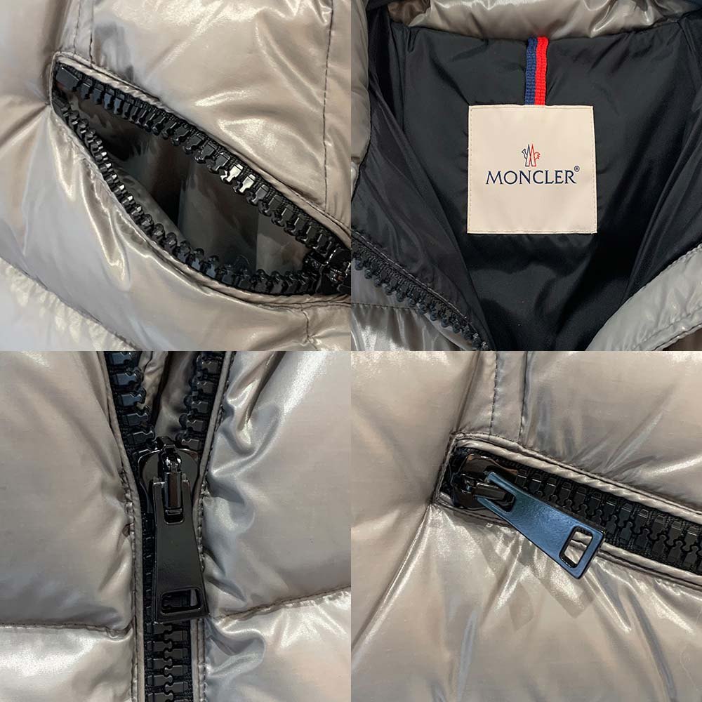 Moncler JASMINUM Long Down Jacket Grey