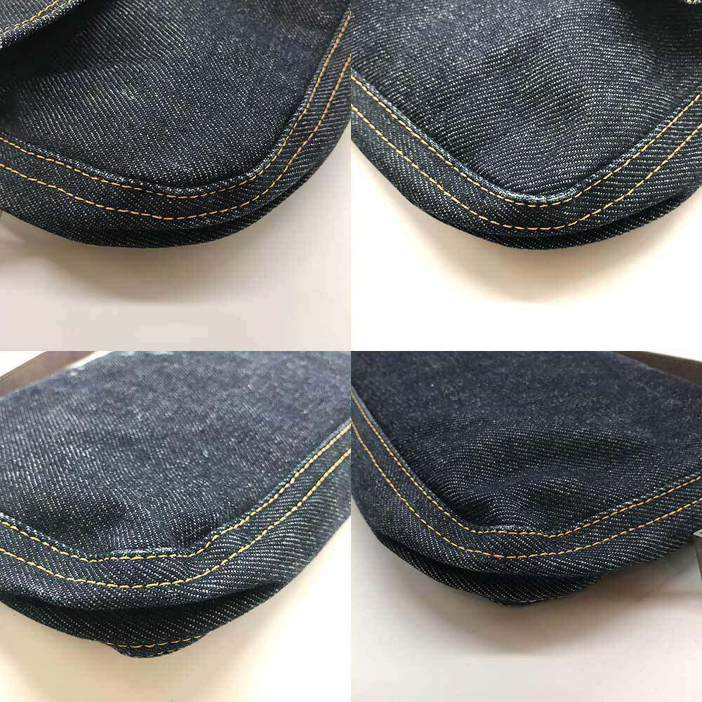 Fendi Denim Mamma Baguette Shoulder Bag