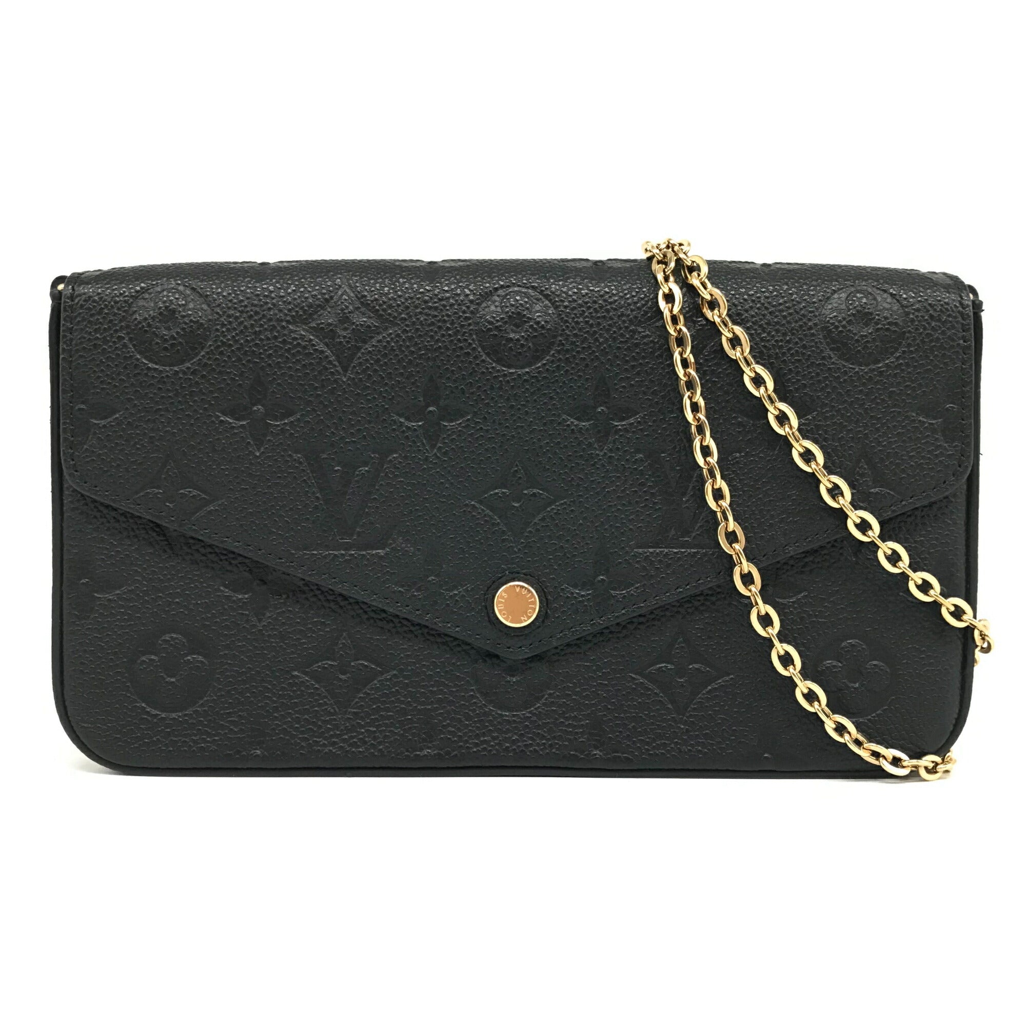 Louis Vuitton Monogram Empreinte Pochette Felicie Black